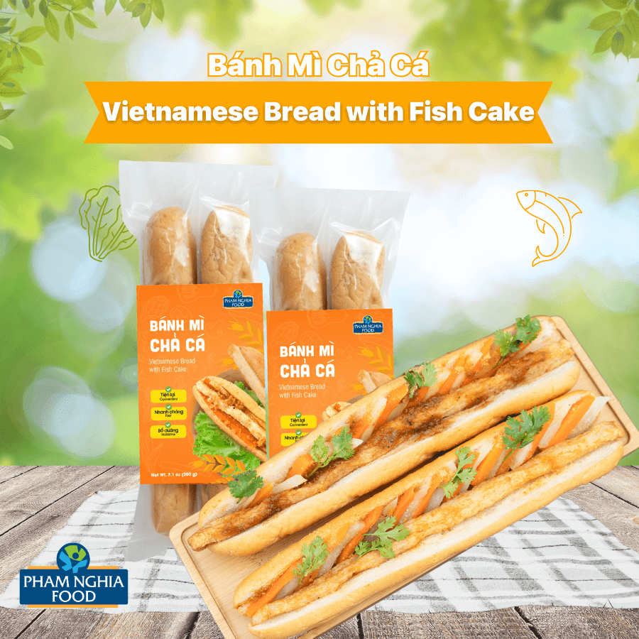 Vietnamese Bread with Fish Cake