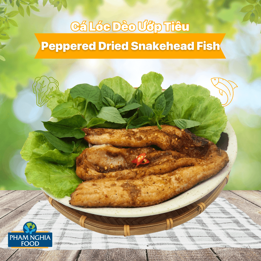 PEPPERED DRIED SNAKEHEAD FISH