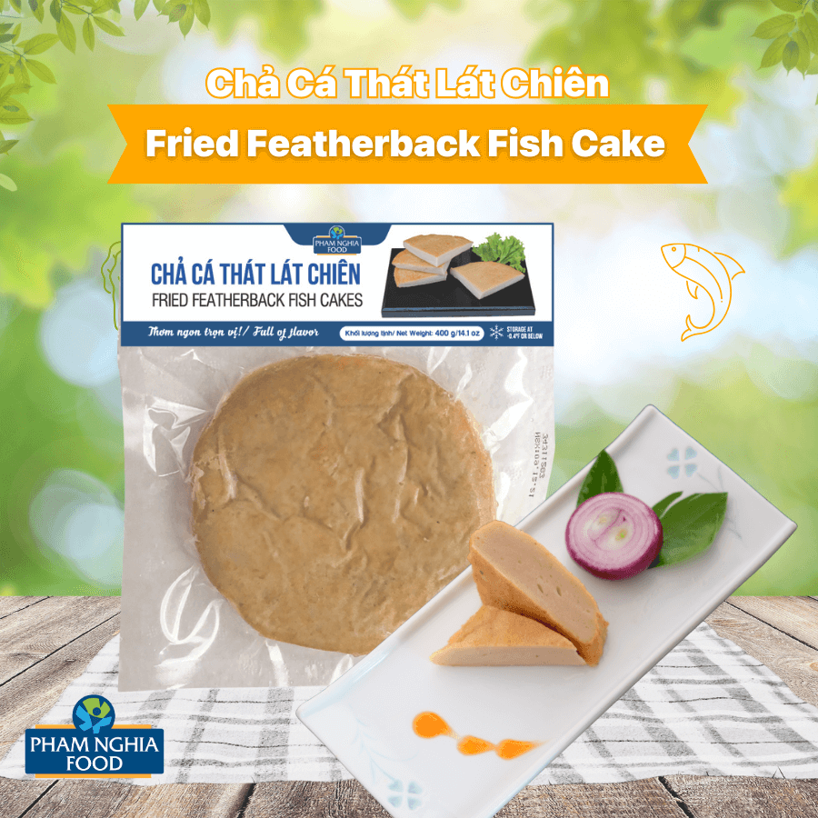 Fried Featherback Fish Cake