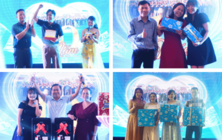 Những gương mặt may mắn nhận những phần thưởng "khủng" từ chương trình rút thăm trúng thưởng trong New Year Party 2025