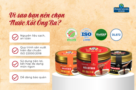 Nước Xốt Ông Ba – trợ thủ đắc lực trong gian bếp hiện đại, giúp bữa ăn thêm tròn vị mà không mất nhiều thời gian chuẩn bị