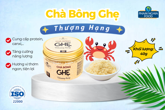 Sợi Chà Bông Ghẹ Thượng Hạng tơi – mềm – mịn, bé dễ sử dụng, không bị khô hay vón gây vướng cổ