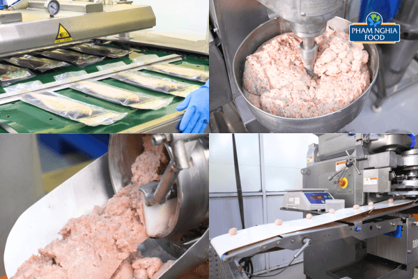 Quy trình làm sạch – trộn – định hình – tạo viên được tự động hóa, đảm bảo sản phẩm đồng đều