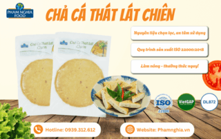 Chả Cá Thát Lát Chiên Phạm Nghĩa Food dai dẻo tự nhiên từ 70% cá thát lát tươi