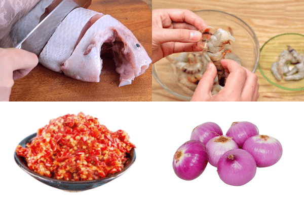Sơ chế nguyên liệu trước khi bắt tay vào nấu lẩu Thái tom yum