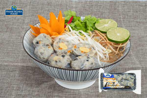 . Chả Viên Thát Lát Ốc Nhân Trứng Muối – Sự Kết Hợp Hương Vị Độc Đáo