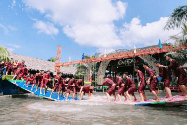 Không gian sinh thái miệt vườn tại khu du lịch Cần Thơ Ông Đề Phong Điền