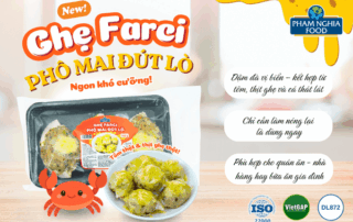 Ghẹ Farci Phô Mai Đút Lò Phạm Nghĩa Food là món ăn tiện lợi cao cấp, mang hương vị chuẩn nhà hàng ngay tại nhà
