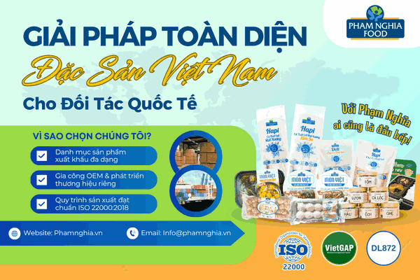 PHAM NGHIA FOOD phát triển đa dạng sản phẩm từ thủy sản chế biến